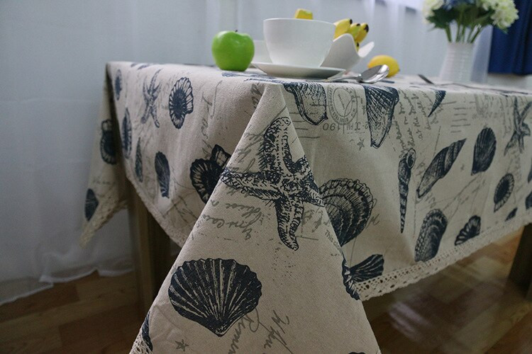 Față de masă din dantelă de scoici Accesorii pentru bucătărie restaurant decorațiuni pentru casă Hotel Față de masă dreptunghiulară pentru petrecere acasă