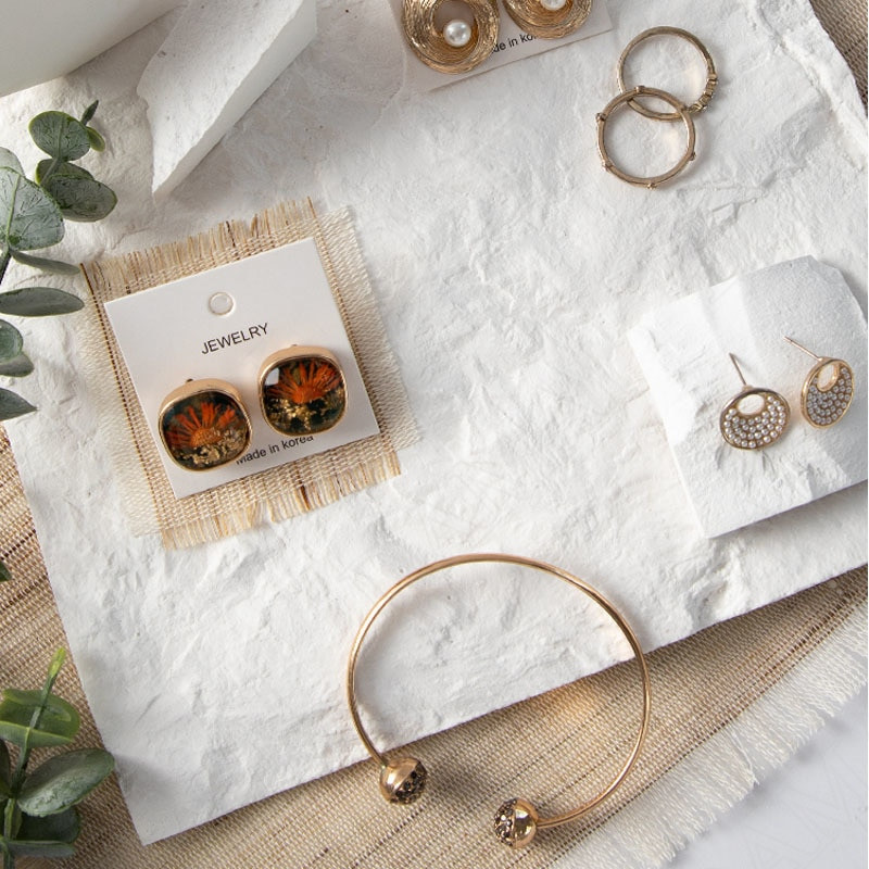 Kūrybiškumas Gipso laikymo padėklas Miegamojo kosmetikos konteineris Paprastas stalinis papuošalų stendas Europos namų apdaila