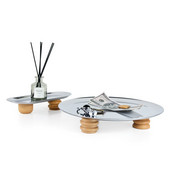 Geležies laikymo padėklas Medienos magnetas Aukštos pėdos Dekoratyvinės lėkštės Vitrinos Stovas Padėklai Dekoratyviniai papuošalų Padėklai Svetainės virtuvės saugykla