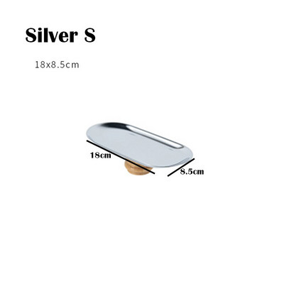 Geležies laikymo padėklas Medienos magnetas Aukštos pėdos Dekoratyvinės lėkštės Vitrinos Stovas Padėklai Dekoratyviniai papuošalų Padėklai Svetainės virtuvės saugykla