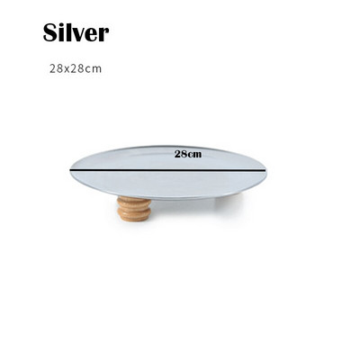 Geležies laikymo padėklas Medienos magnetas Aukštos pėdos Dekoratyvinės lėkštės Vitrinos Stovas Padėklai Dekoratyviniai papuošalų Padėklai Svetainės virtuvės saugykla