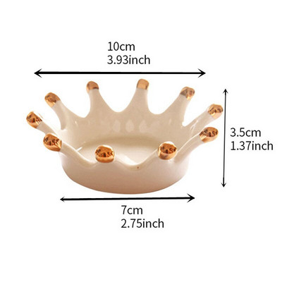 Nordic INS Light Luksuzna ladica za pohranu Zlatni listići Ručno izrađen keramički tanjur Nakit Tanjur za grickalice Dekoracija kućnog stola