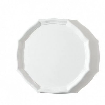 Vintage biely MDF drevený púderník na stôl dekoratívny čaj ovocie make-up šperky displej úložný tanier