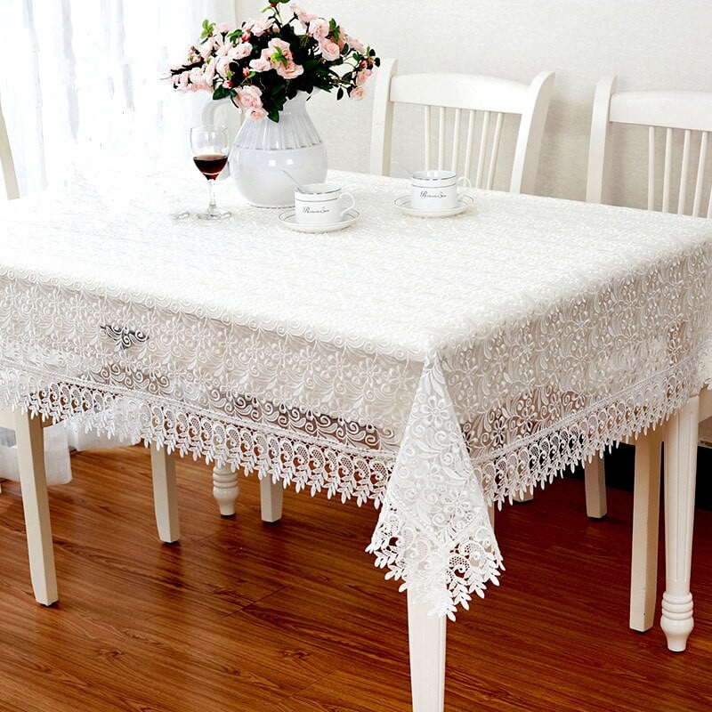 Obrusy zo sklenenej priadze, vyšívané, pastoračné, priehľadné, čipkované, reštauračné, obrusy, duté, TV skrinka, dekorácia, uterák