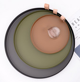 Natūralios odinės rankenos padėklas saldainių vaisių padėklas Kosmetikos laikymo organizatorius papuošalų demonstravimo lėkštė