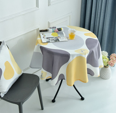 Severské nepremokavé okrúhle obrusy, svadobné hostiny, hotelové obrusy, obrusy na stôl, domáce jedálenské stolíky, prachotesné obrusy