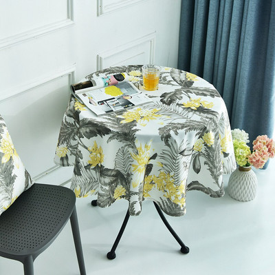 Severské nepremokavé okrúhle obrusy, svadobné hostiny, hotelové obrusy, obrusy na stôl, domáce jedálenské stolíky, prachotesné obrusy