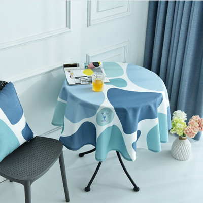 Severské nepremokavé okrúhle obrusy, svadobné hostiny, hotelové obrusy, obrusy na stôl, domáce jedálenské stolíky, prachotesné obrusy