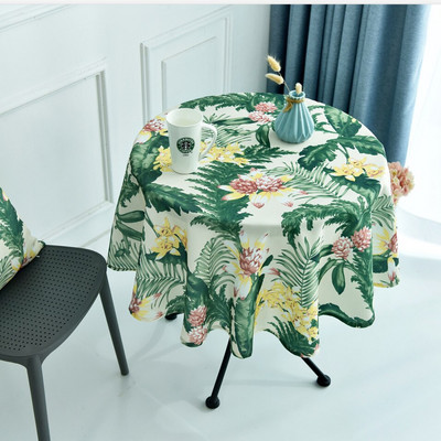 Severské nepremokavé okrúhle obrusy, svadobné hostiny, hotelové obrusy, obrusy na stôl, domáce jedálenské stolíky, prachotesné obrusy