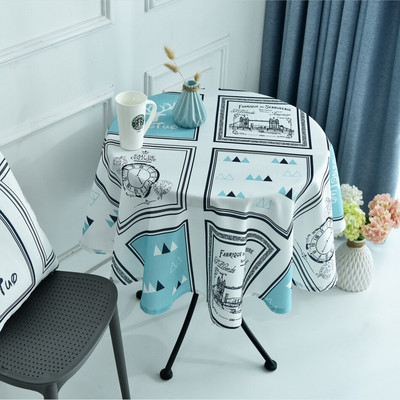 Severské nepremokavé okrúhle obrusy, svadobné hostiny, hotelové obrusy, obrusy na stôl, domáce jedálenské stolíky, prachotesné obrusy