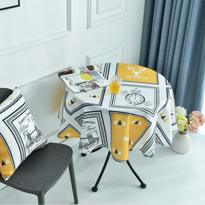 Severské nepremokavé okrúhle obrusy, svadobné hostiny, hotelové obrusy, obrusy na stôl, domáce jedálenské stolíky, prachotesné obrusy