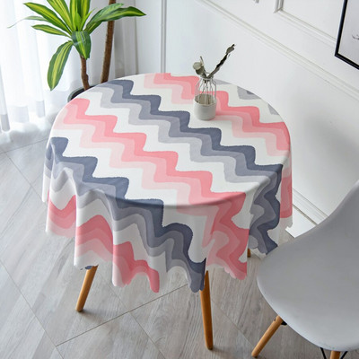 Severské nepremokavé okrúhle obrusy, svadobné hostiny, hotelové obrusy, obrusy na stôl, domáce jedálenské stolíky, prachotesné obrusy