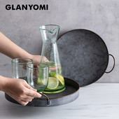 Europski retro okrugli željezni tanjur s ručkom Metalni vintage pladanj za kruh Dekoracija doma Vrt Restoran Stol Fotografiranje