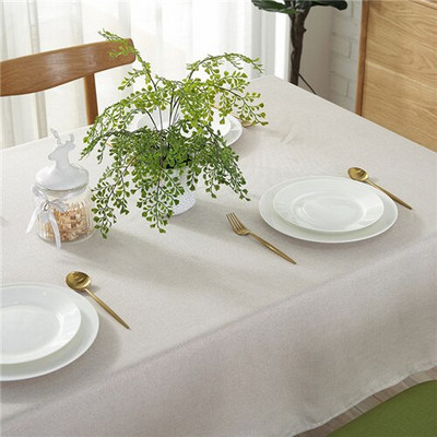 Bavlnené ľanové nepremokavé utierky na jedálenský stôl, obrusy na oblečenie, obdĺžnikový obrus, obrusy
