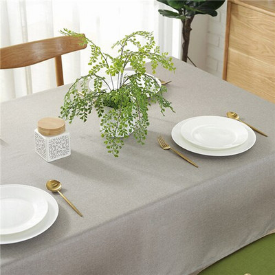 Bavlnené ľanové nepremokavé utierky na jedálenský stôl, obrusy na oblečenie, obdĺžnikový obrus, obrusy
