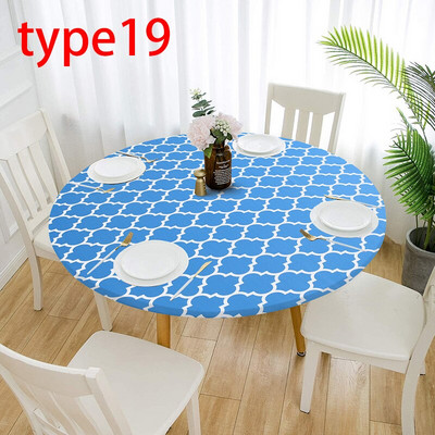 1 tk Veekindlad libisemiskindlad laudlinad Ümmargused elastsed laudlinad Klassikalise mustriga laudlina kate Diivanilauapadi Kodu Söögituba