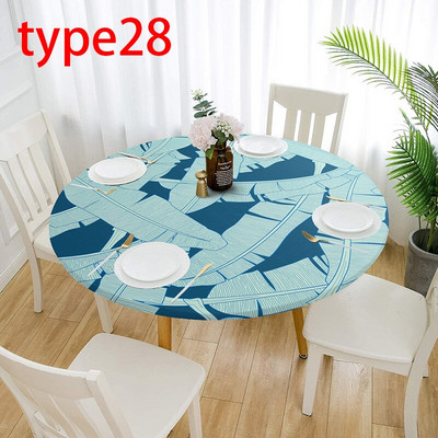 1 tk Veekindlad libisemiskindlad laudlinad Ümmargused elastsed laudlinad Klassikalise mustriga laudlina kate Diivanilauapadi Kodu Söögituba