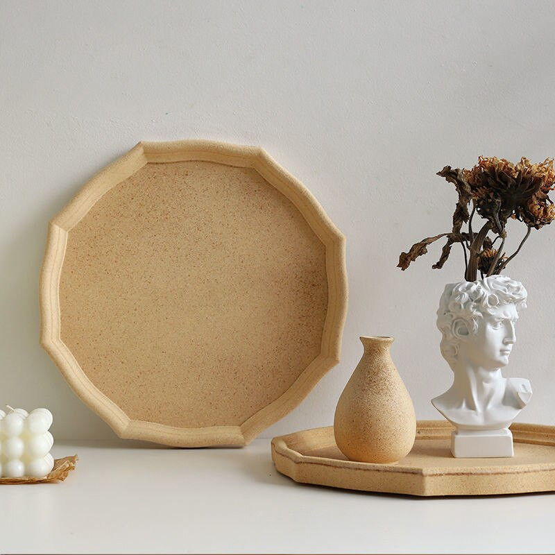 Zásobník Kuchynský organizér Kávový podnos Dekorácia Úložný box Nordic Home Decor Jedálenský stôl Svietnik Šperky Drevená paleta