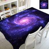 3D hmlovina špirálová galaxia obrus pre detskú narodeninovú oslavu bytové dekorácie vesmír vesmírny obrus pre obdĺžnikový stôl