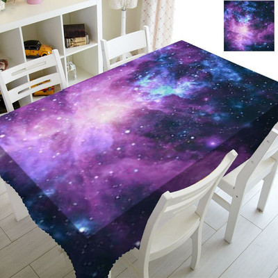 3D hmlovina špirálová galaxia obrus pre detskú narodeninovú oslavu bytové dekorácie vesmír vesmírny obrus pre obdĺžnikový stôl