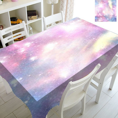 3D hmlovina špirálová galaxia obrus pre detskú narodeninovú oslavu bytové dekorácie vesmír vesmírny obrus pre obdĺžnikový stôl
