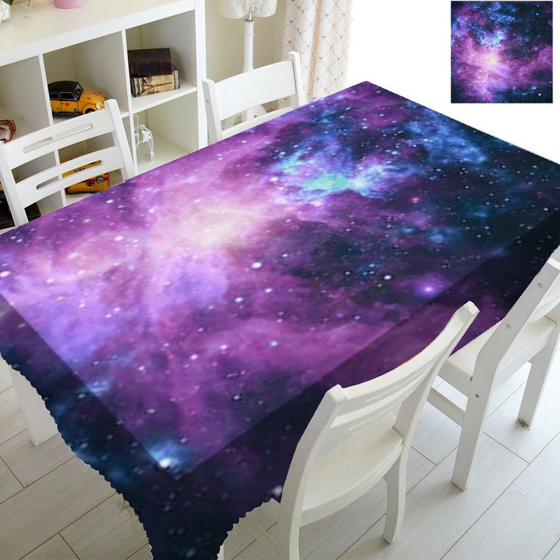 3D hmlovina špirálová galaxia obrus pre detskú narodeninovú oslavu bytové dekorácie vesmír vesmírny obrus pre obdĺžnikový stôl