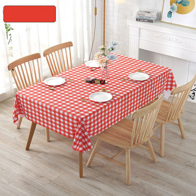 Otisnuti pravokutni stolnjak za blagovanje Vodootporni plastični PVC navlaka za stol otporna na ulje Kućni dekor Hotelski kafić Stolnjaci za čaj