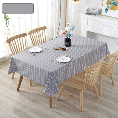 Otisnuti pravokutni stolnjak za blagovanje Vodootporni plastični PVC navlaka za stol otporna na ulje Kućni dekor Hotelski kafić Stolnjaci za čaj