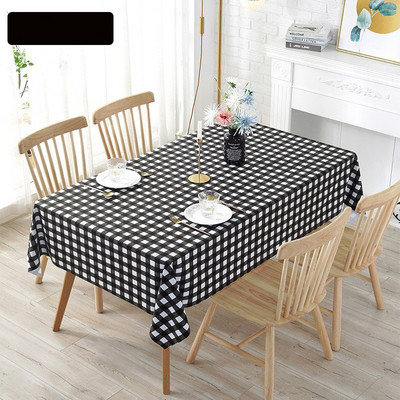 Otisnuti pravokutni stolnjak za blagovanje Vodootporni plastični PVC navlaka za stol otporna na ulje Kućni dekor Hotelski kafić Stolnjaci za čaj