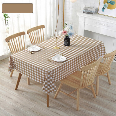 Otisnuti pravokutni stolnjak za blagovanje Vodootporni plastični PVC navlaka za stol otporna na ulje Kućni dekor Hotelski kafić Stolnjaci za čaj