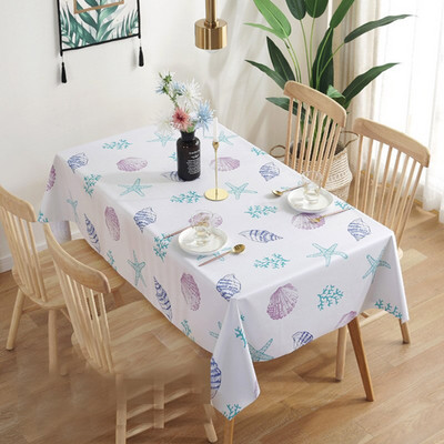 Otisnuti pravokutni stolnjak za blagovanje Vodootporni plastični PVC navlaka za stol otporna na ulje Kućni dekor Hotelski kafić Stolnjaci za čaj