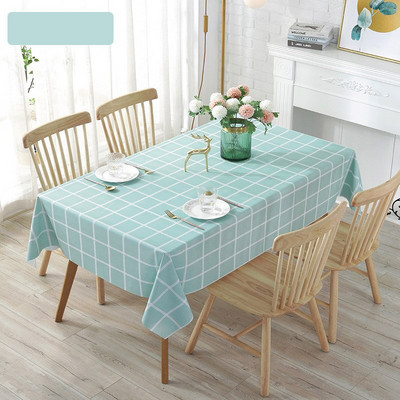 Otisnuti pravokutni stolnjak za blagovanje Vodootporni plastični PVC navlaka za stol otporna na ulje Kućni dekor Hotelski kafić Stolnjaci za čaj