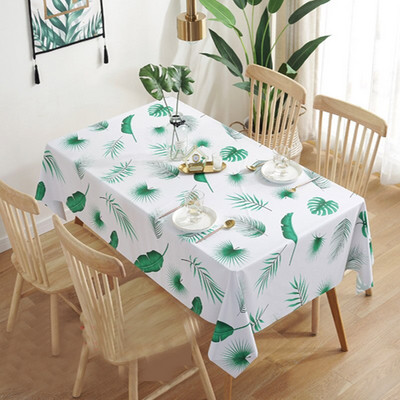 Otisnuti pravokutni stolnjak za blagovanje Vodootporni plastični PVC navlaka za stol otporna na ulje Kućni dekor Hotelski kafić Stolnjaci za čaj