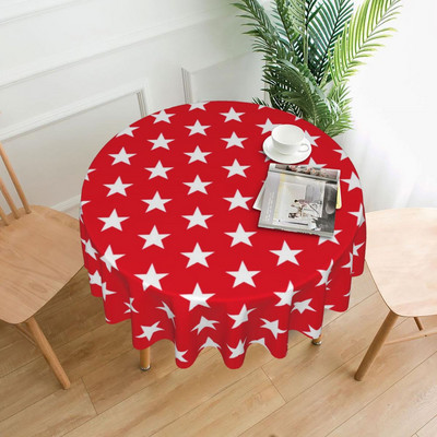 Csillagzászló Pirnt Abrosz USA július 4. Függetlenség napja Egyedi asztalterítő Születésnapi parti dekoráció Poliészter asztalterítő