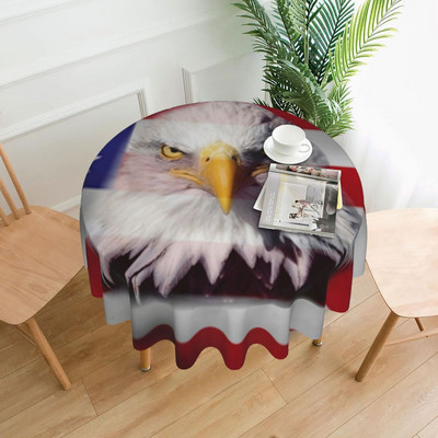 Csillagzászló Pirnt Abrosz USA július 4. Függetlenség napja Egyedi asztalterítő Születésnapi parti dekoráció Poliészter asztalterítő