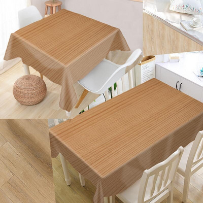 Lijepi drveni stolnjak Oxford tkanina Otporan na prašinu Večernji stolnjak Dekoracija stola Pokrivač za stol za dekoraciju svatova