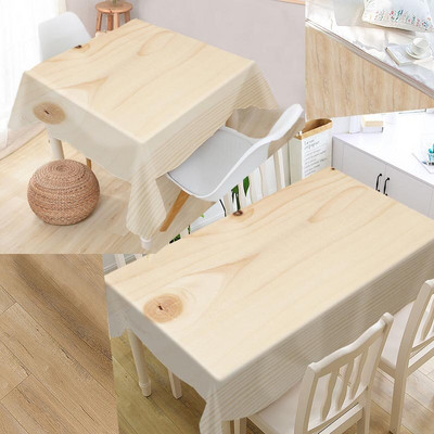 Lijepi drveni stolnjak Oxford tkanina Otporan na prašinu Večernji stolnjak Dekoracija stola Pokrivač za stol za dekoraciju svatova