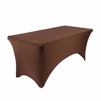 Elastický obdĺžnikový spandexový obrus, elegantný obrus na stôl s dĺžkou 1,2 m, 1,8 m