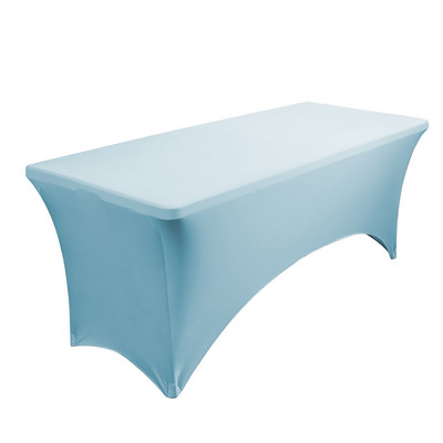 Elastický obdĺžnikový spandexový obrus, elegantný obrus na stôl s dĺžkou 1,2 m, 1,8 m