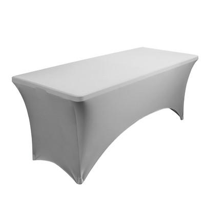 Elastický obdĺžnikový spandexový obrus, elegantný obrus na stôl s dĺžkou 1,2 m, 1,8 m