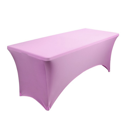 Elastický obdĺžnikový spandexový obrus, elegantný obrus na stôl s dĺžkou 1,2 m, 1,8 m