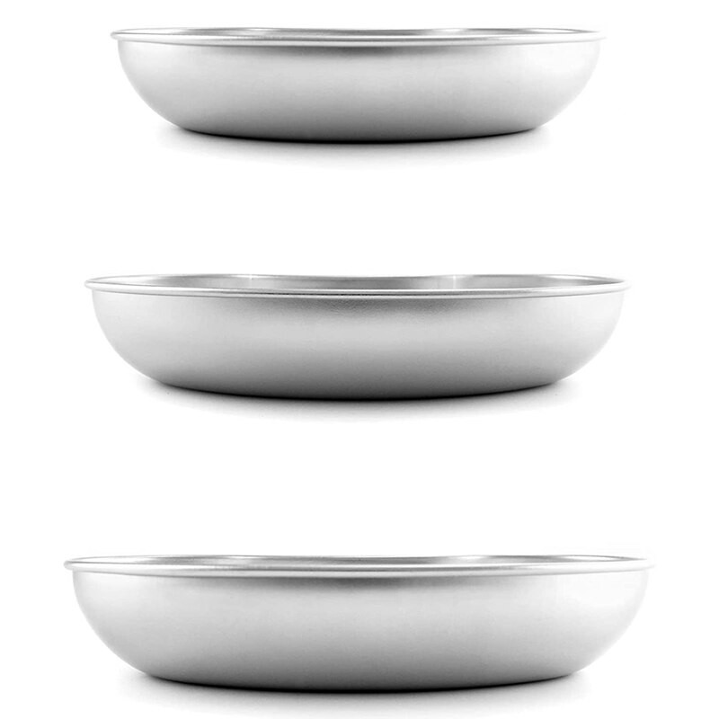 Miska na obličky, 3 ks (200 mm + 210 mm + 225 mm) z nehrdzavejúcej ocele 304 v tvare obličky, misky na laboratórne nástroje