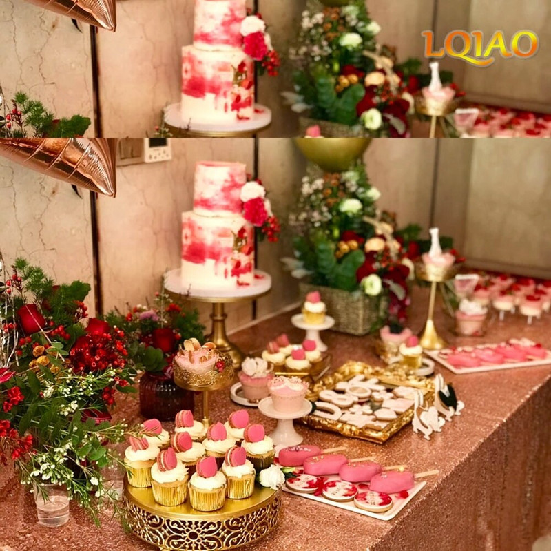 LQIAO Stolová sukňa s flitrami, obdĺžniková elastická stolová sukňa, obrus, trblietavý stôl, bytová dekorácia, obrus, svadobná párty