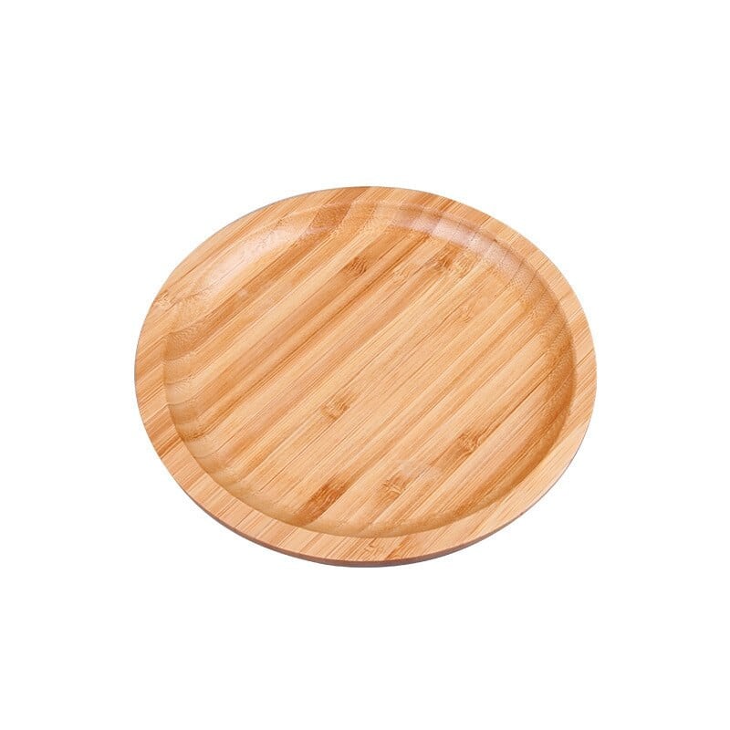 Tác Bamboo Home Hotel Chlieb Kreatívne okrúhle úložné tácky Kuchynská organizácia úložného priestoru
