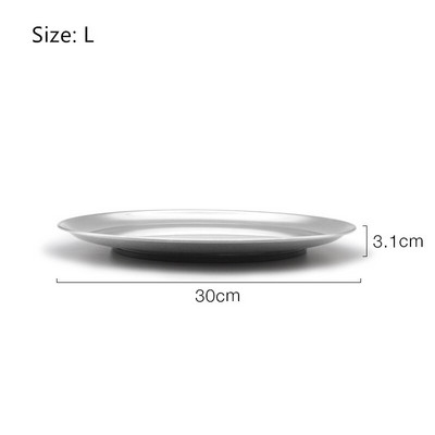 Galvaninis nerūdijančio plieno apvalus padėklas arbatos puodelis, papuošalų laikiklis, vaisiai, užkandžiai, indai