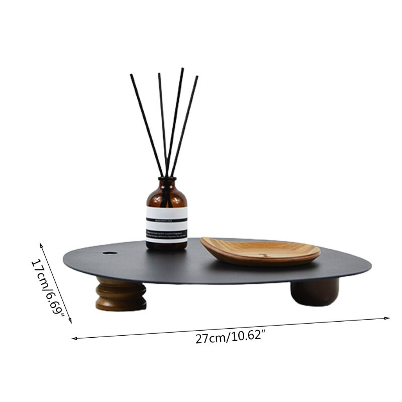 Szabálytalan alakú kijelző asztali tálca teás kis oldalsó asztal raklap platform színpad állvány terasz csészealj salver kozmetikai piperecikkek