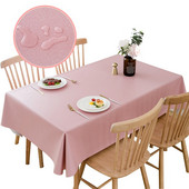 PVC staltiesė vandeniui atspari alyvai atspari valgomojo stalo užtiesalai Paprastas vienspalvis staltiesės užvalkalas, skirtas vakarėlio namų vestuvių dekoravimui