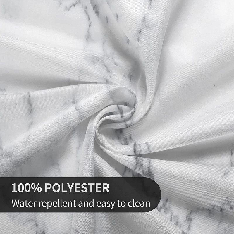 Balto marmuro apvali staltiesė 60 colių ruitinė juoda ir pilka staltiesė vandeniui atsparus audinys sodybos abstraktus staltiesių dekoras