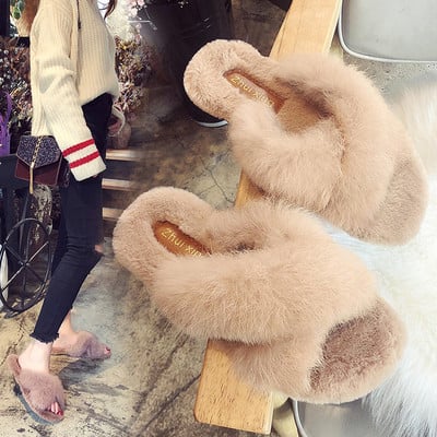 Női pehelypapucs lapos talppal