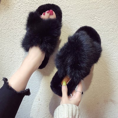 Női pehelypapucs lapos talppal